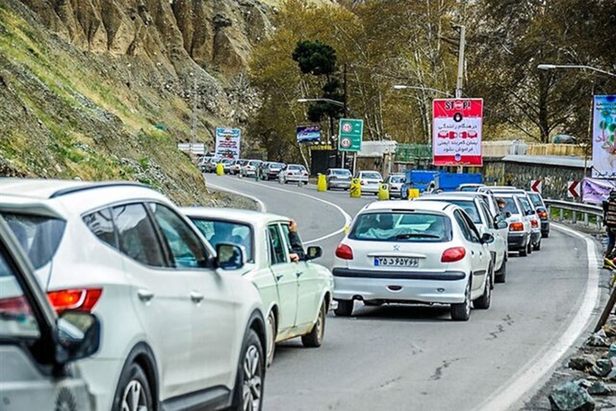 قابل توجه مسافران ؛ ترافیک سنگین در این مسیر 