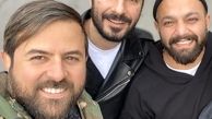 هومن سیدی و بازیگران سریالش + عکس