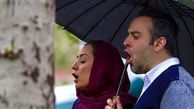 آواز خوانی آقا و خانم بازیگر در پاییز+عکس