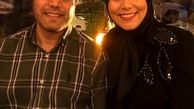 سارا عشقی ها در کنار همسرش + عکس