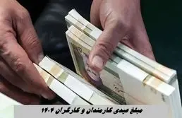 مبلغ عیدی کارمندان و کارگران ۱۴۰۴ + جدول و نحوه محاسبه عیدی 1404