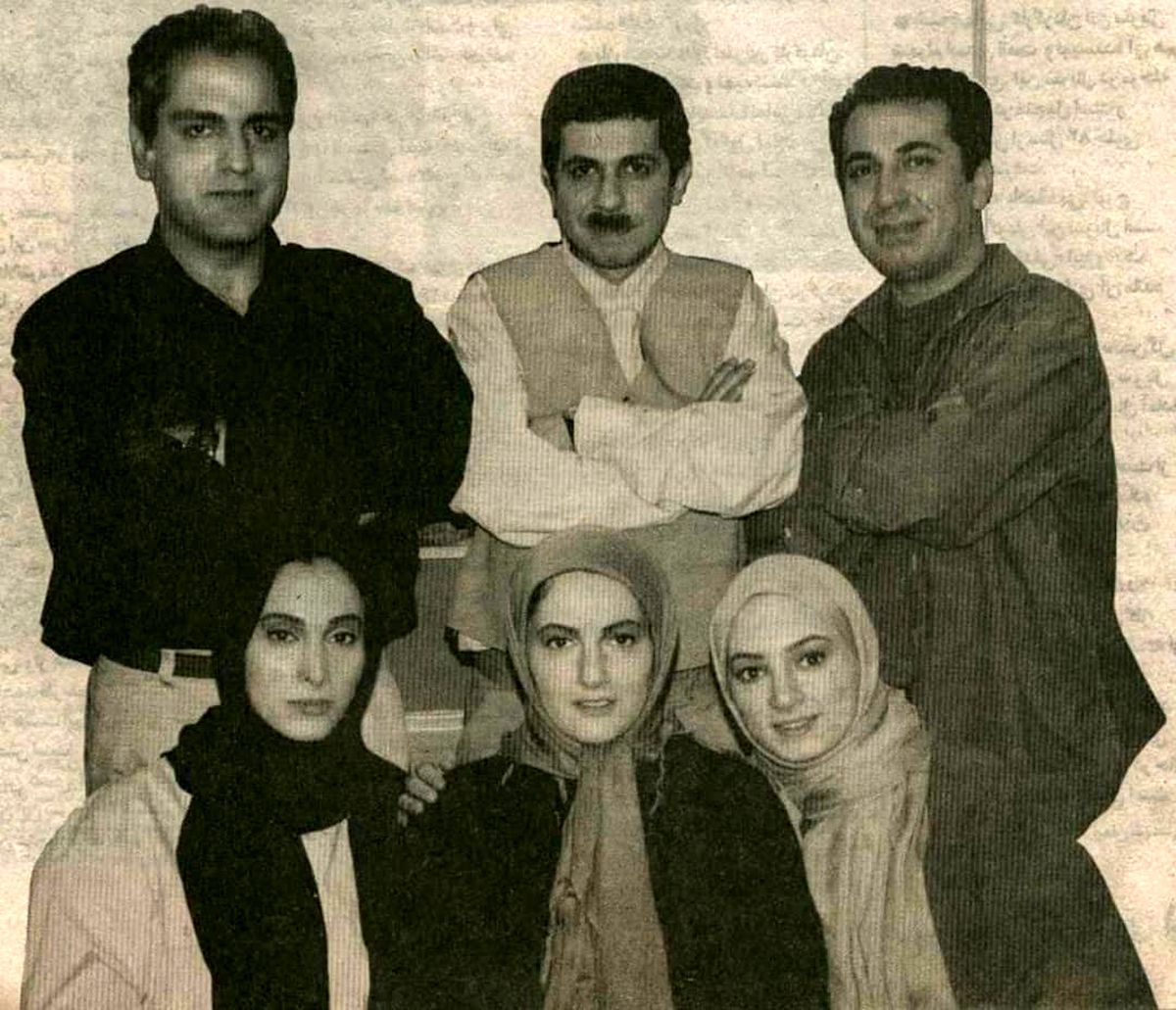 عکس گروه بازیگران مهران مدیری 17 سال قبل
