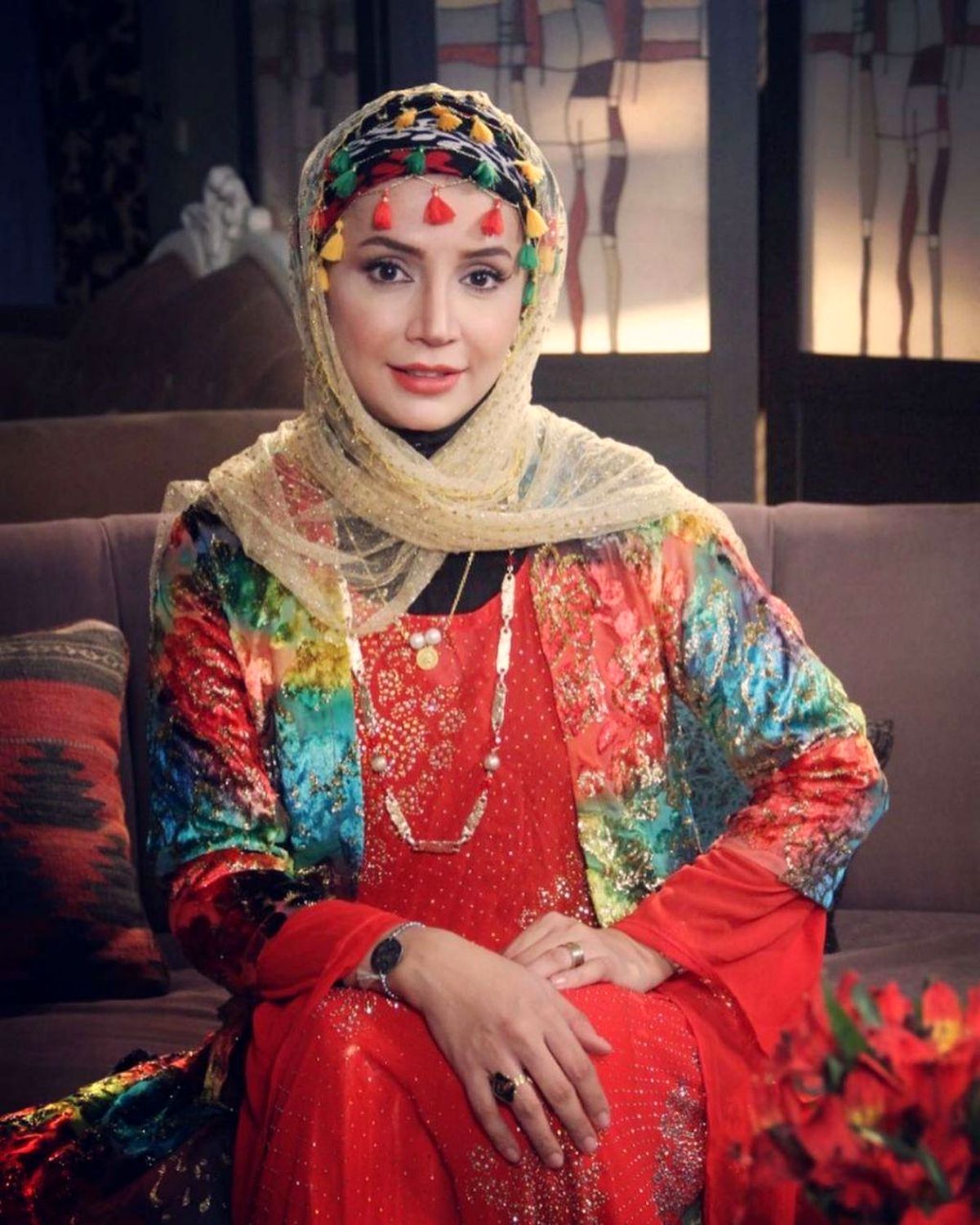 شبنم قلی خانی در پوششی متفاوت+عکس