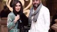 نسیم ادبی و همسرش+عکس