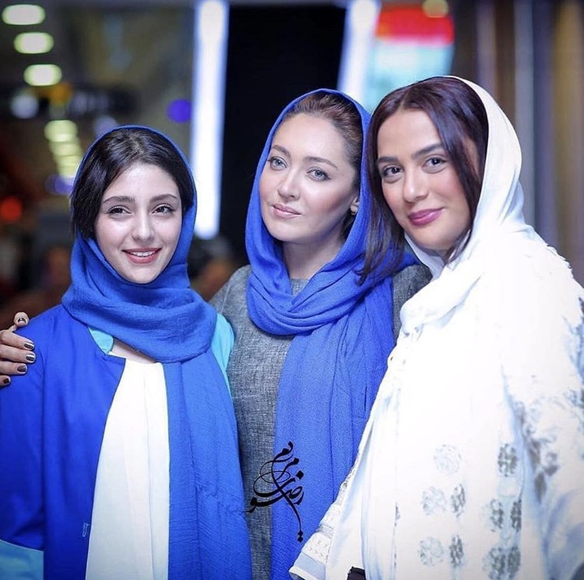 بازیگر آقازاده در آغوش‌ خانم‌های بازیگر + عکس