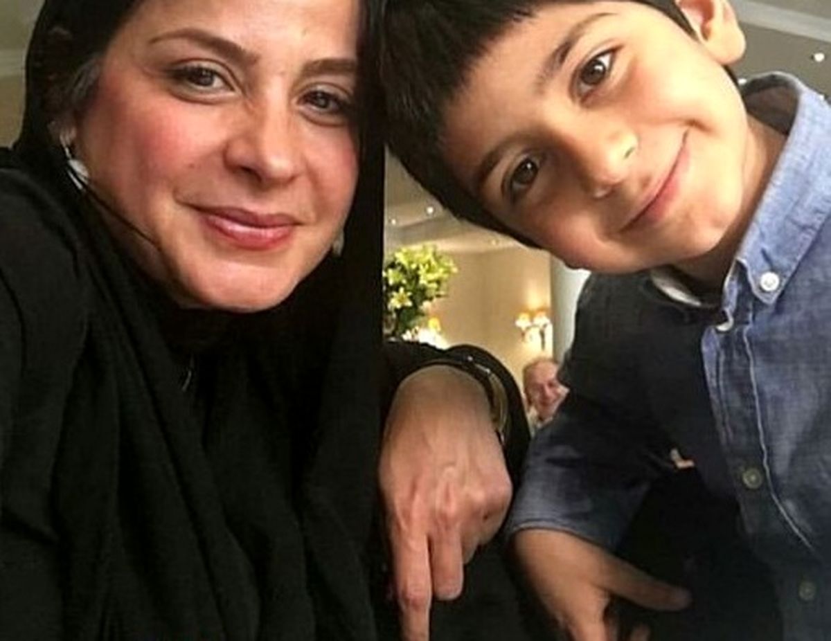 عکس بازیگر ستایش با پسر بانمکش