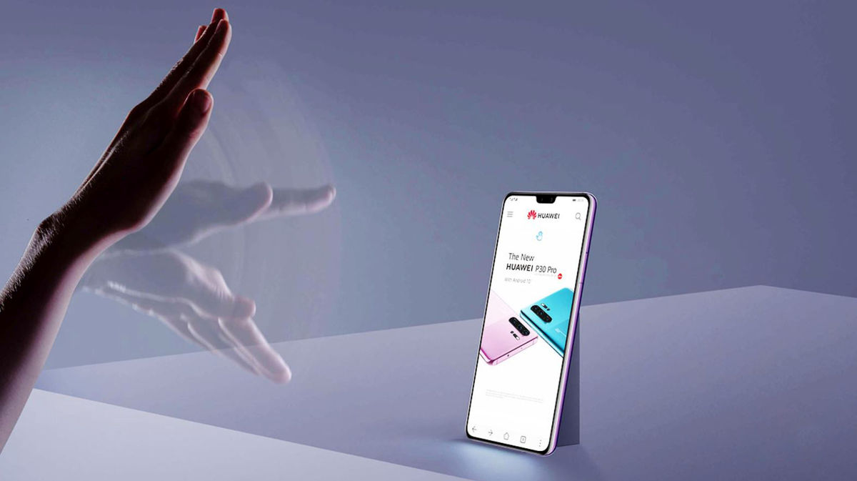 تجربه تعامل بدون لمس با گوشی در سری Huawei Mate 30