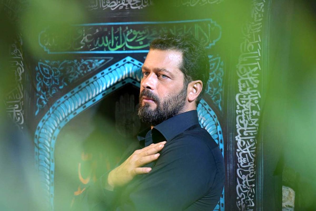 پژمان بازغی در هیات عزاداری+عکس