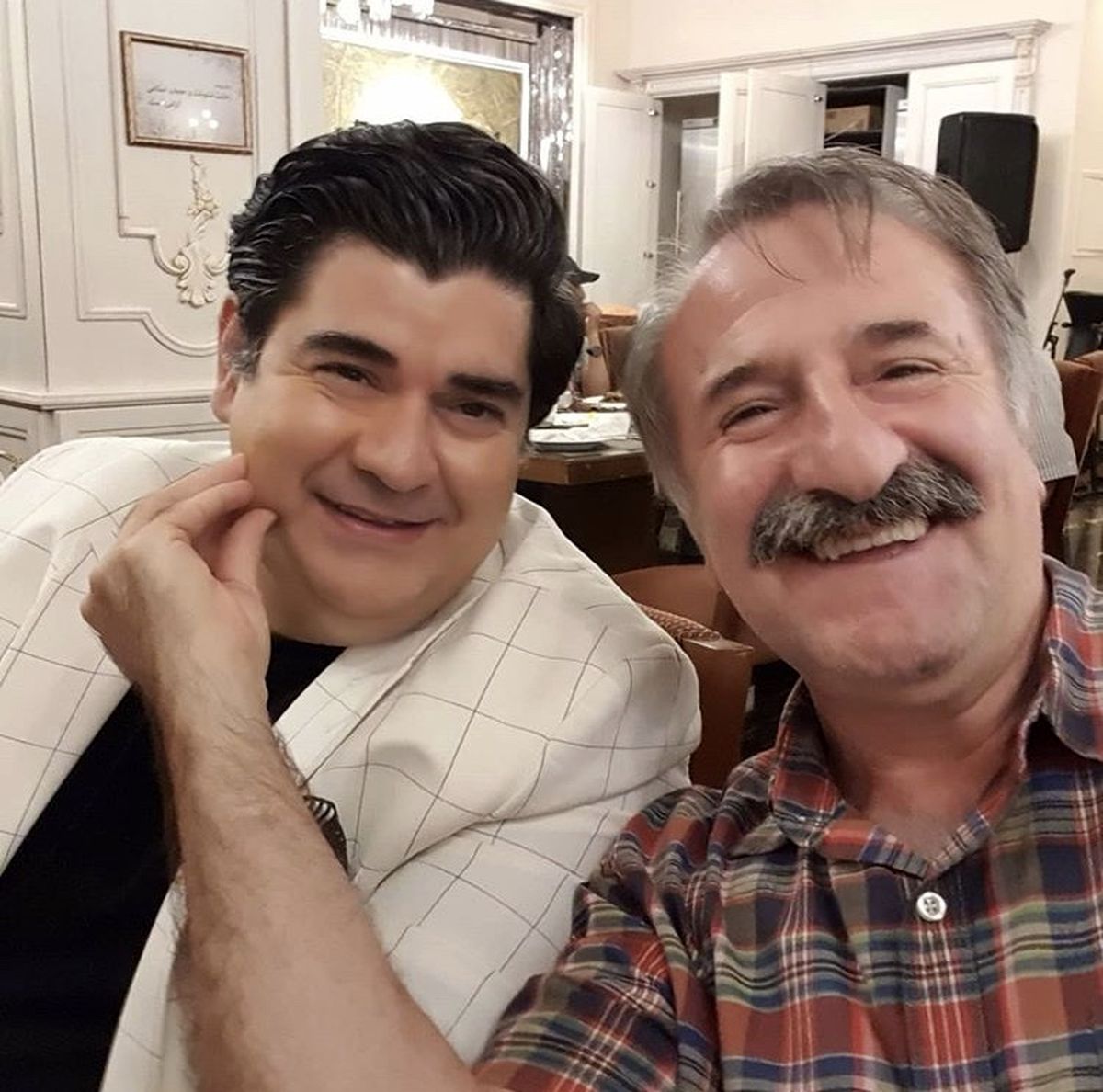 سلفی مهران رحبی با خواننده مشهور + عکس