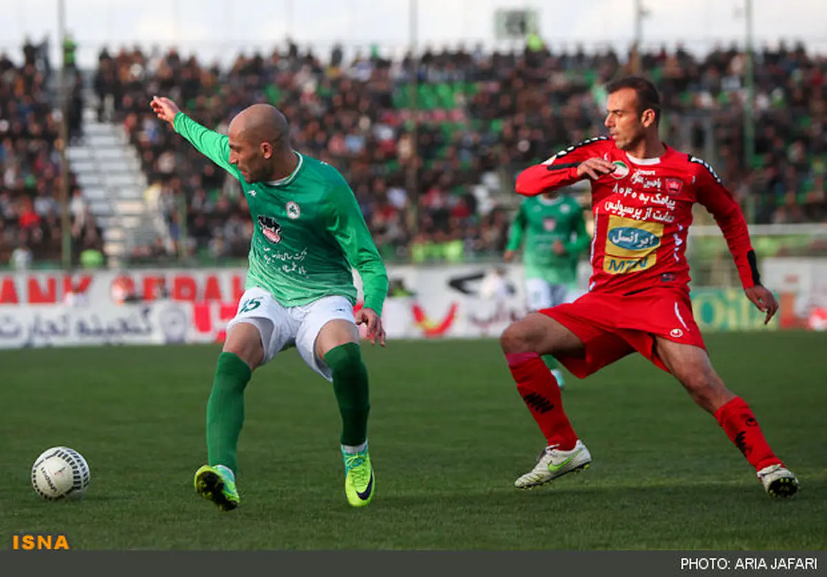 تساوی ذوب‌آهن و پرسپولیس در نصف جهان