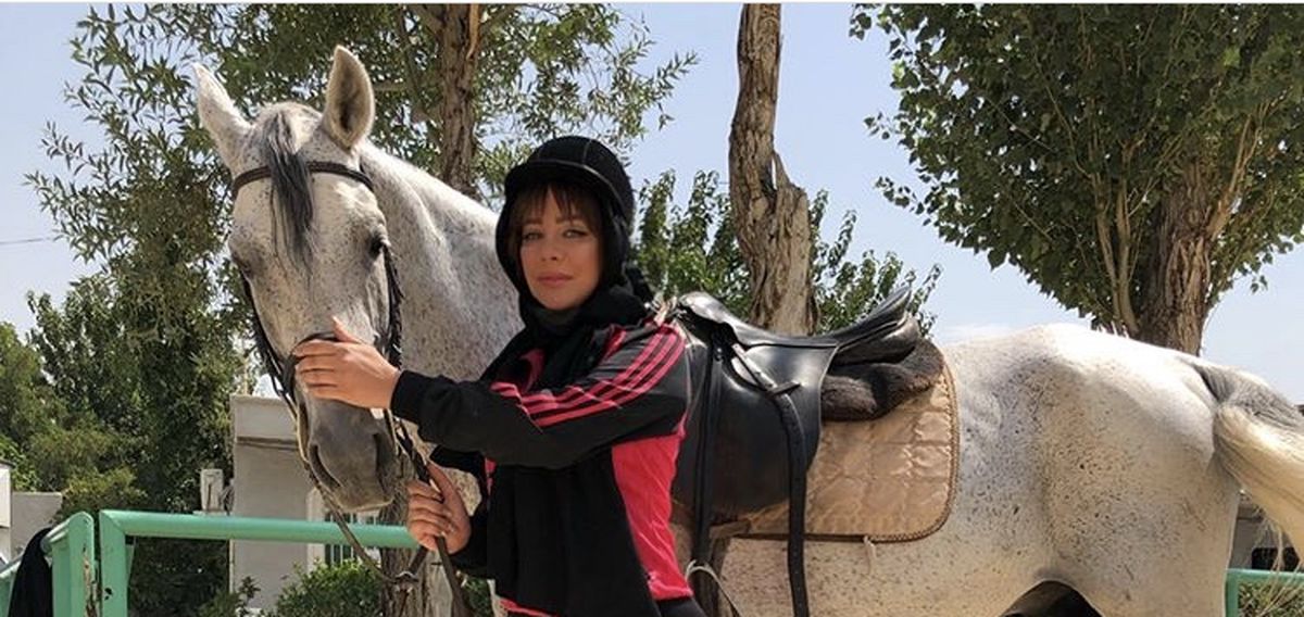 اسب زیبای شراره رخام + عکس