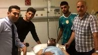 وضعیت جسمانی دروازه‌بان تراکتورسازی پس از سانحه + عکس