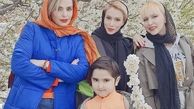 سپیده خداوردی و پسر و دوستانش در یک باغ + عکس