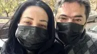 نسرین نصرتی و‌ همسرش + عکس