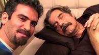 سوگنامه هوتن شکیبا در غم از دست دادن عمو عزت + عکس