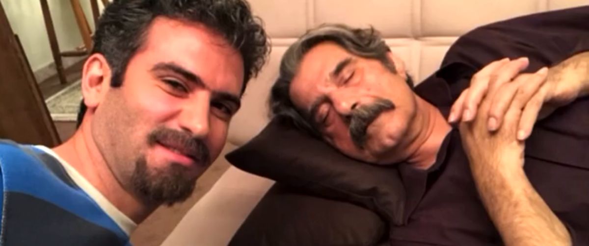 سوگنامه هوتن شکیبا در غم از دست دادن عمو عزت + عکس