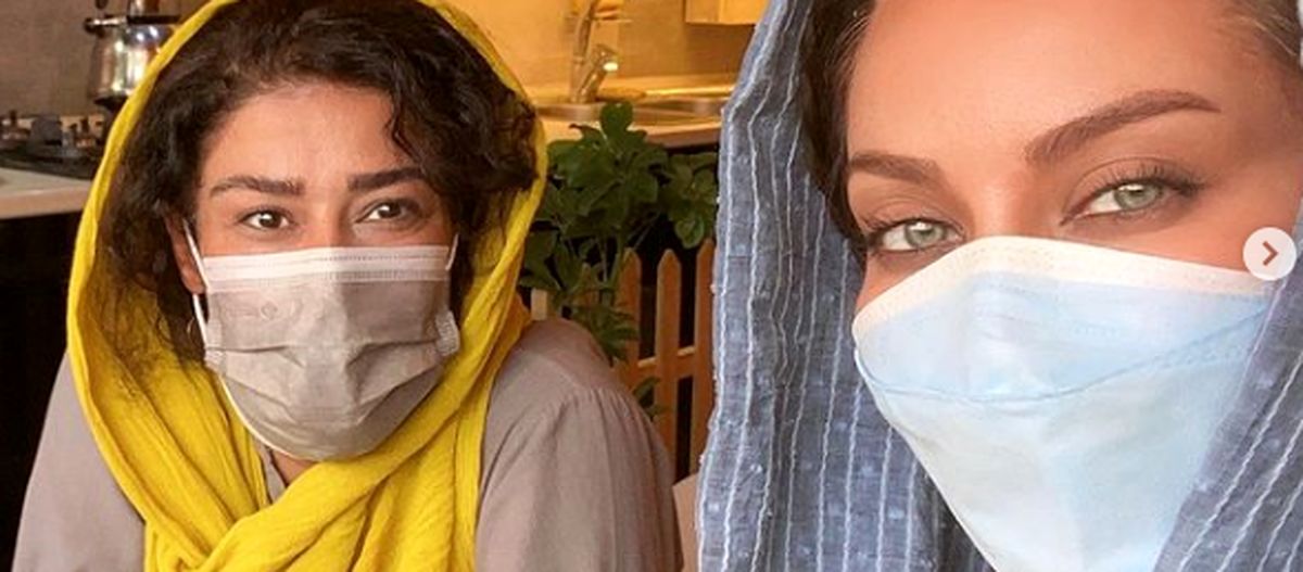کافه گردی فقیهه سلطانی با دوستش + عکس