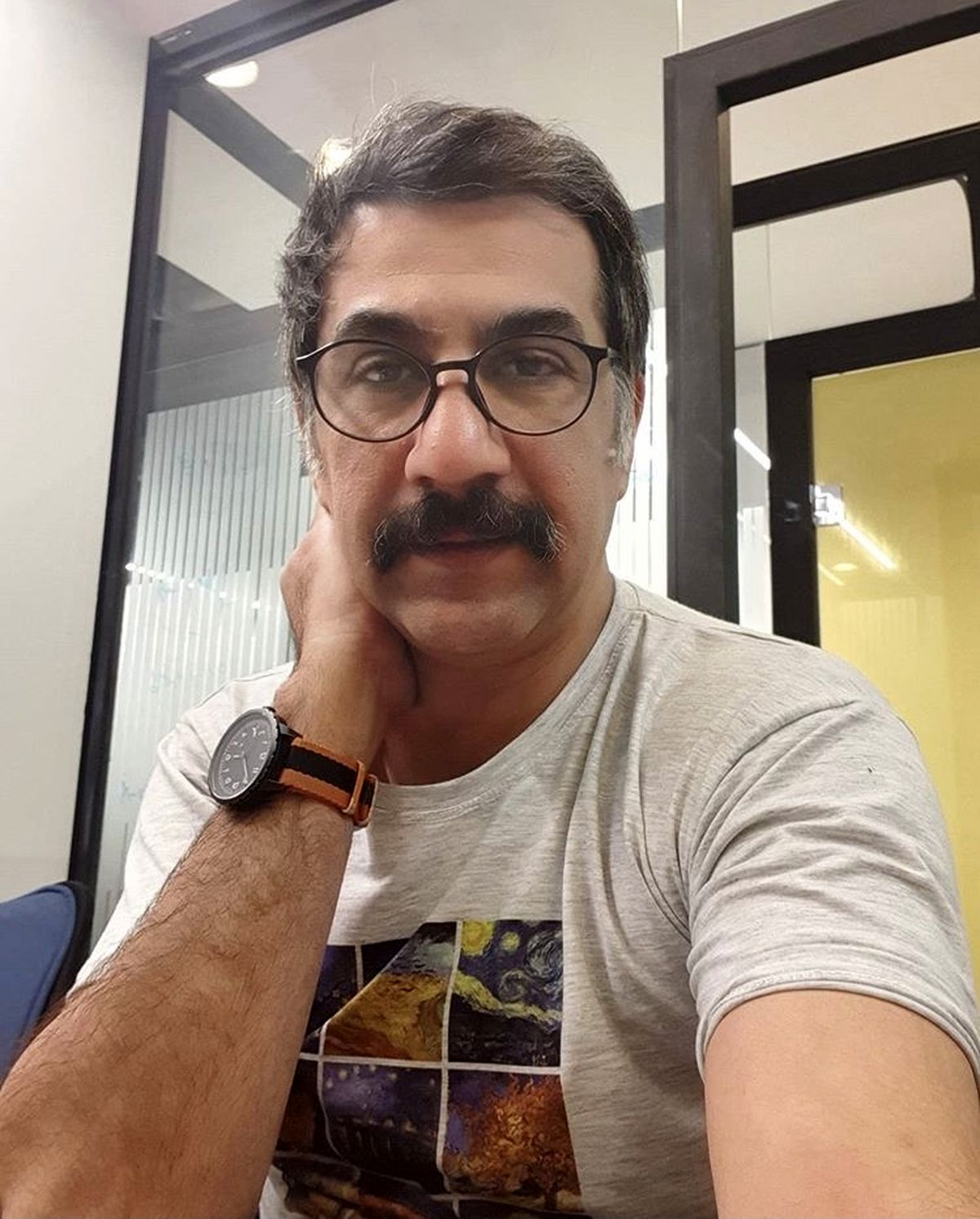 ظاهر جدید محمد نادری + عکس