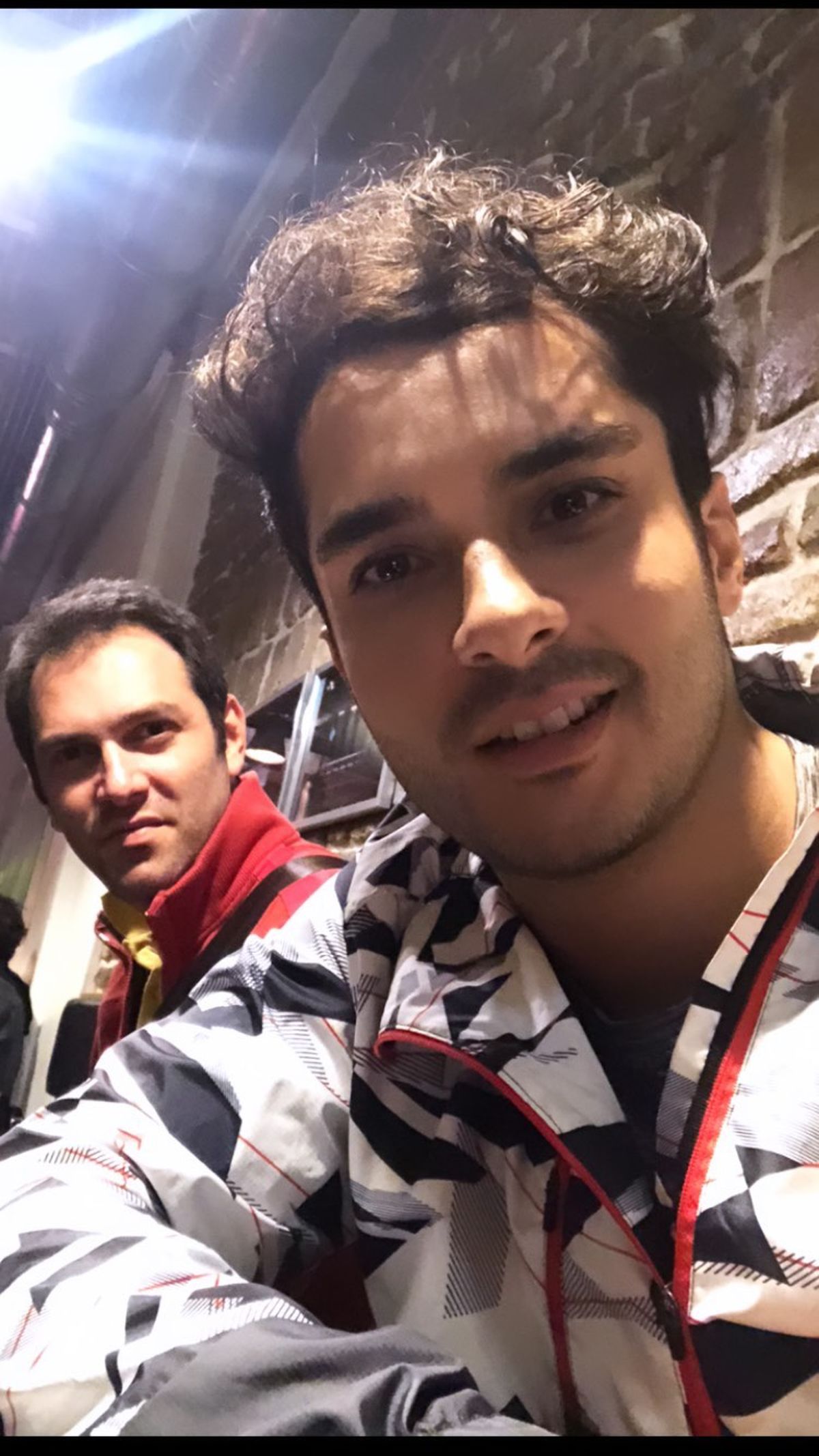 سلفی ساعد سهیلی با دوستش + عکس
