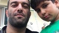 حنیف عمران زاده و خواهرزاده اش+عکس