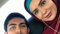 ماشین سواری خانم و آقای بازیگر زیبا و جوان