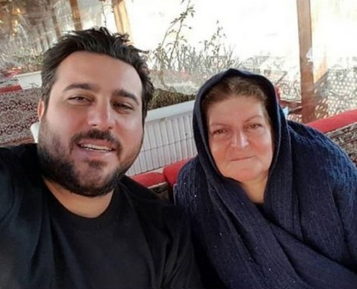 محسن کیایی بانمک و مادرش+عکس