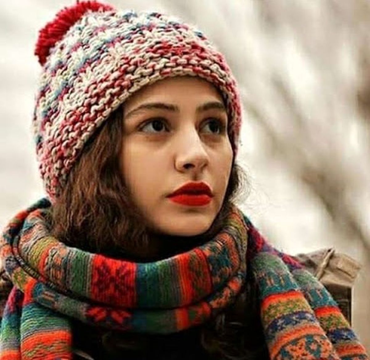 استایل جذاب و زمستانی مهتاب ثروتی