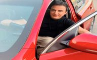 عمو پورنگ در ماشین لاکچریش + عکس