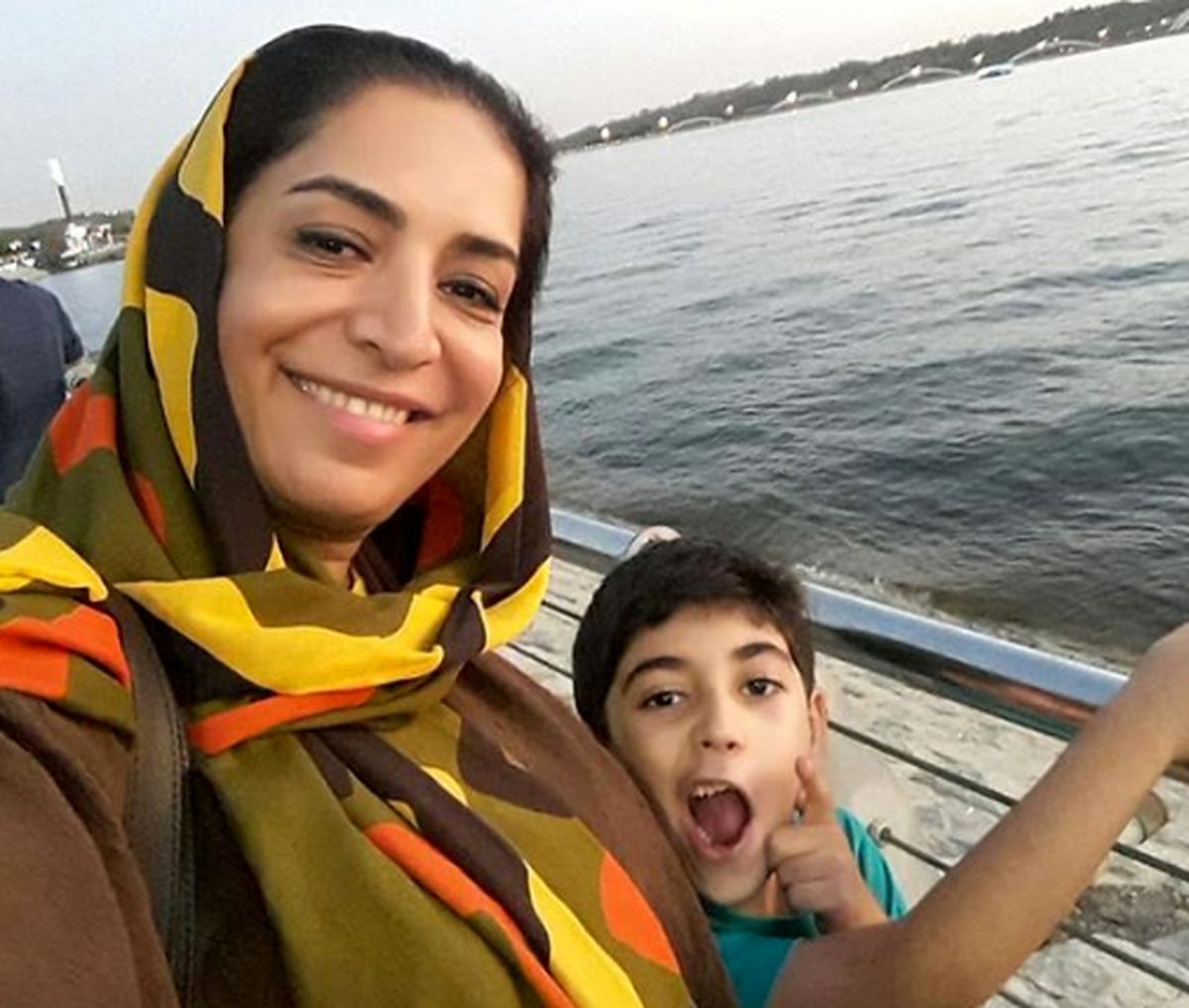 سفر دریایی بازیگر طنزهای مهران مدیری و پسرش+عکس