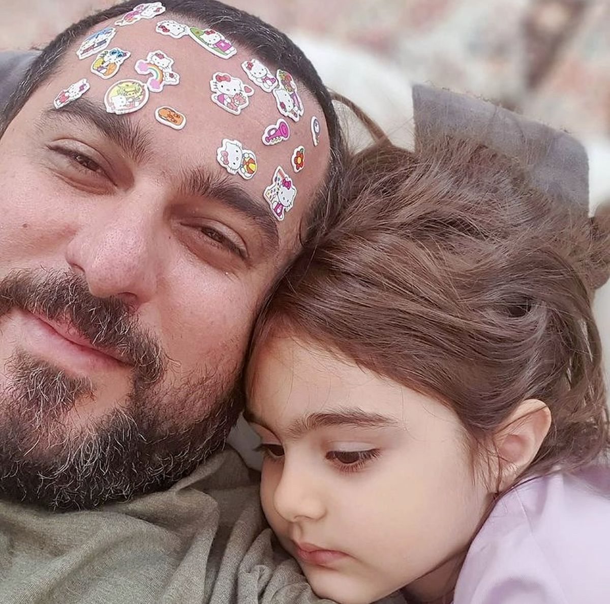 بازی های محسن کیایی با دخترش + عکس 