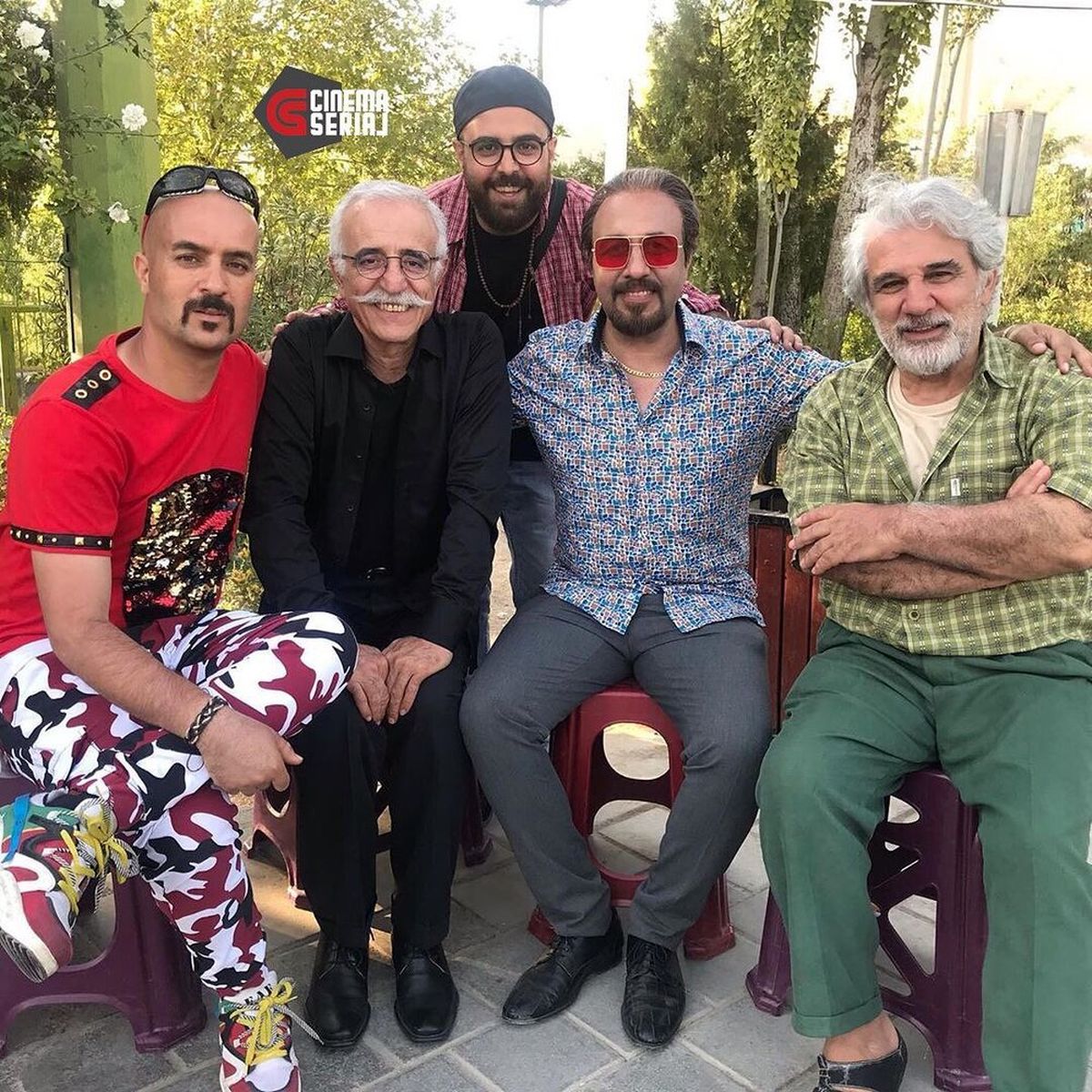 تیپ و ظاهر عجیب ارسطو پایتخت در کنار رضا عطاران+عکس