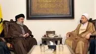 دیدار آیت‌الله اراکی و سید حسن نصرالله