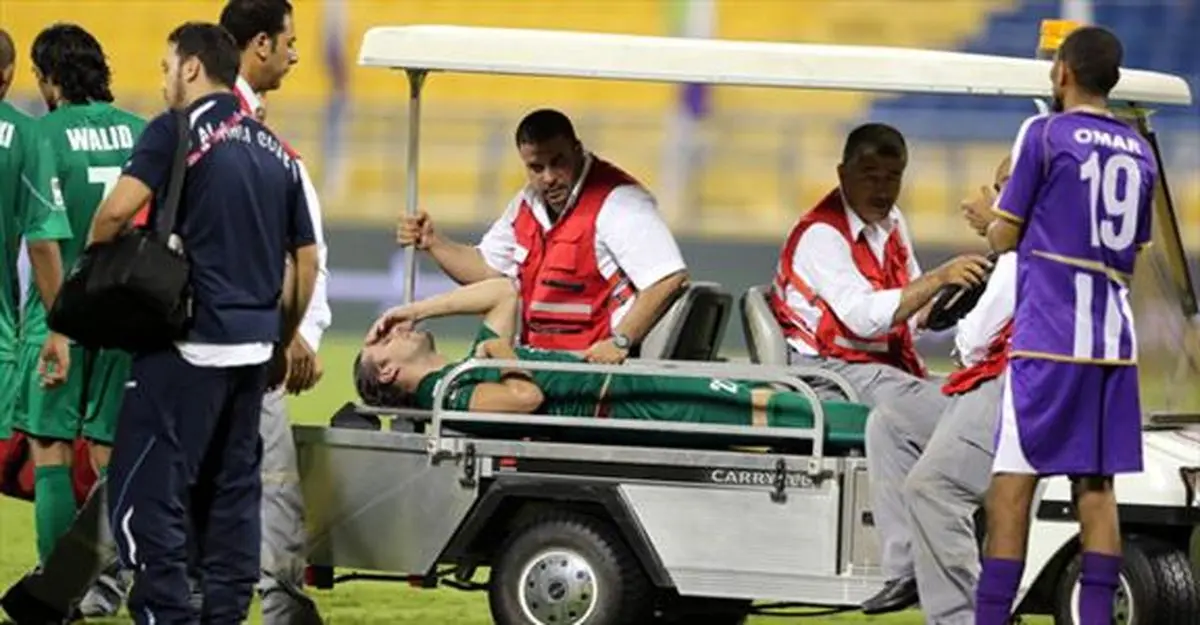 شدیدترین مصدومیت تاریخ فوتبال ایران برای ستاره استقلالی ؛عکس و فیلم