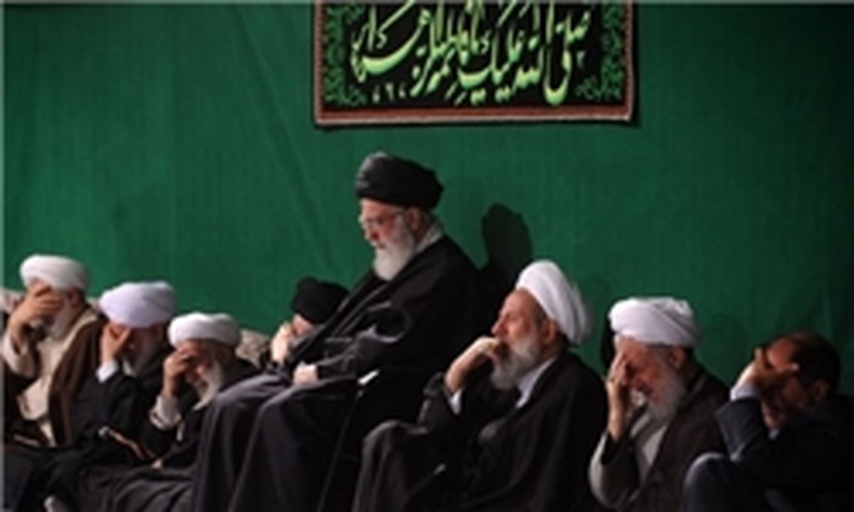 دومین شب عزاداری حضرت فاطمه زهرا (س) با حضور رهبر معظم انقلاب