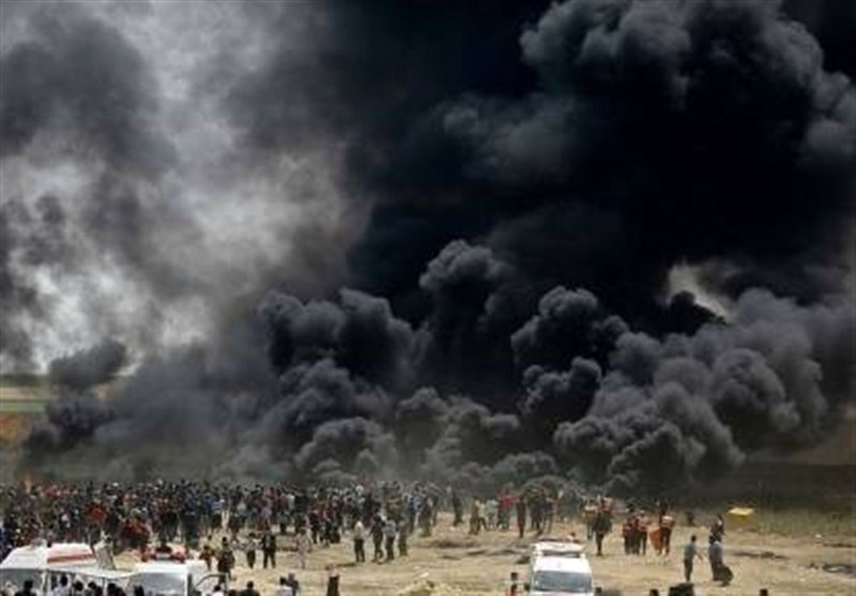زخمی شدن بیش از ۴۰ فلسطینی در راهپیمایی بازگشت 