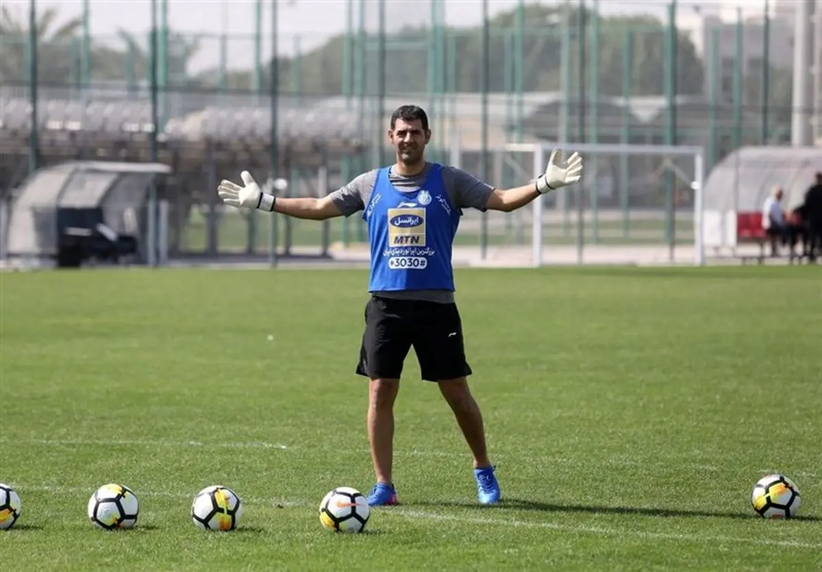 تمرین اختصاصی نورافکن و صحبت‌های شفر با بازیکنان + تصاویر