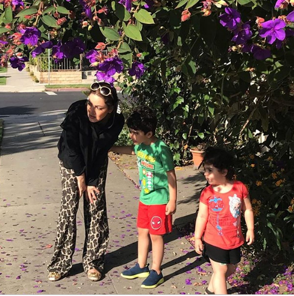 سرگرمی شیلا خداداد و فرزندانش