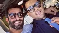 استایل شیک حامد بهداد در کنار کارگردان مشهور + عکس
