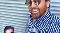 عماد طالب زاده و پسرش + عکس