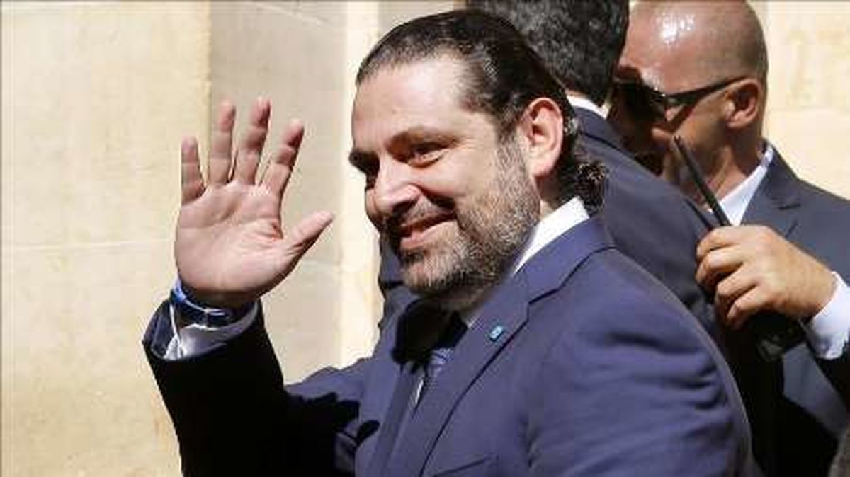 سعد الحریری وارد پاریس شد