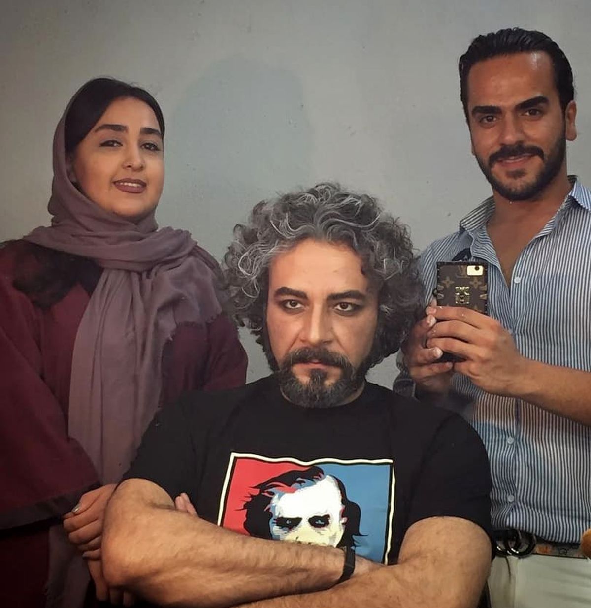 شازده ارسلان با لباس جوکر و گریم جدید+عکس