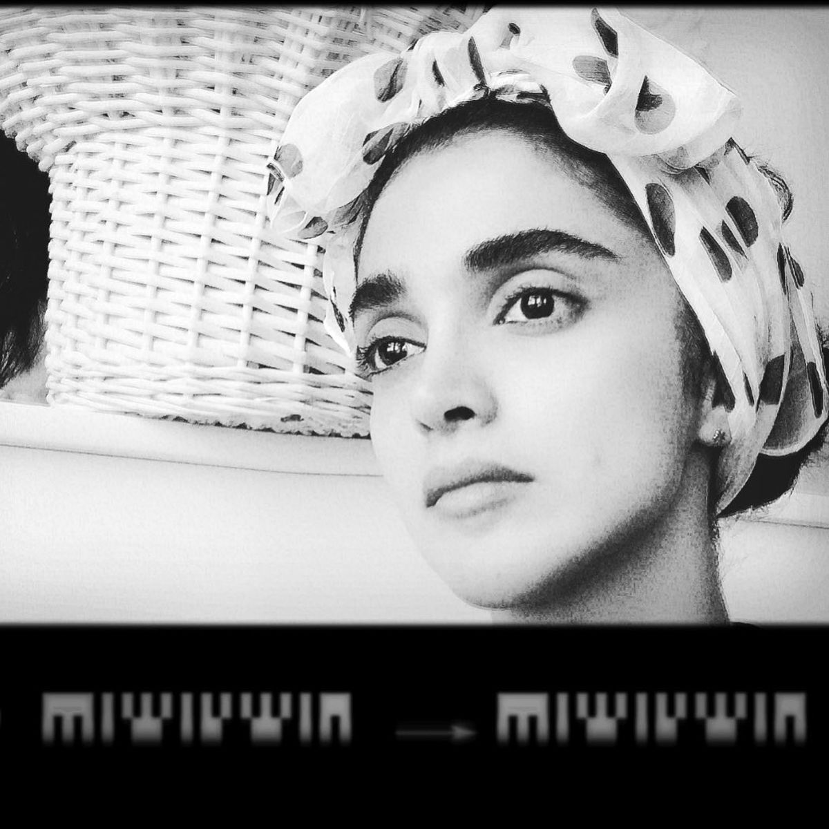 برکه سریال ممنوعه با سربند پاپیونی+عکس