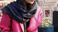 کیک تولد ساده خانم بازیگر + عکس