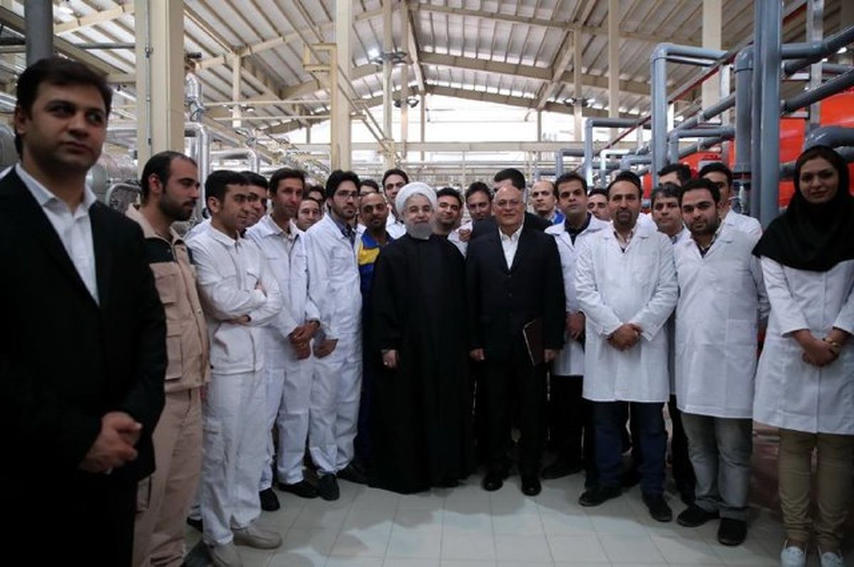  بزرگترین پالایشگاه غلات خاورمیانه با حضور رییس جمهور افتتاح شد