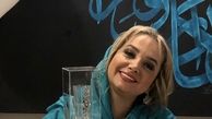 تندیس زیبای همسر برزو ارجمند + عکس