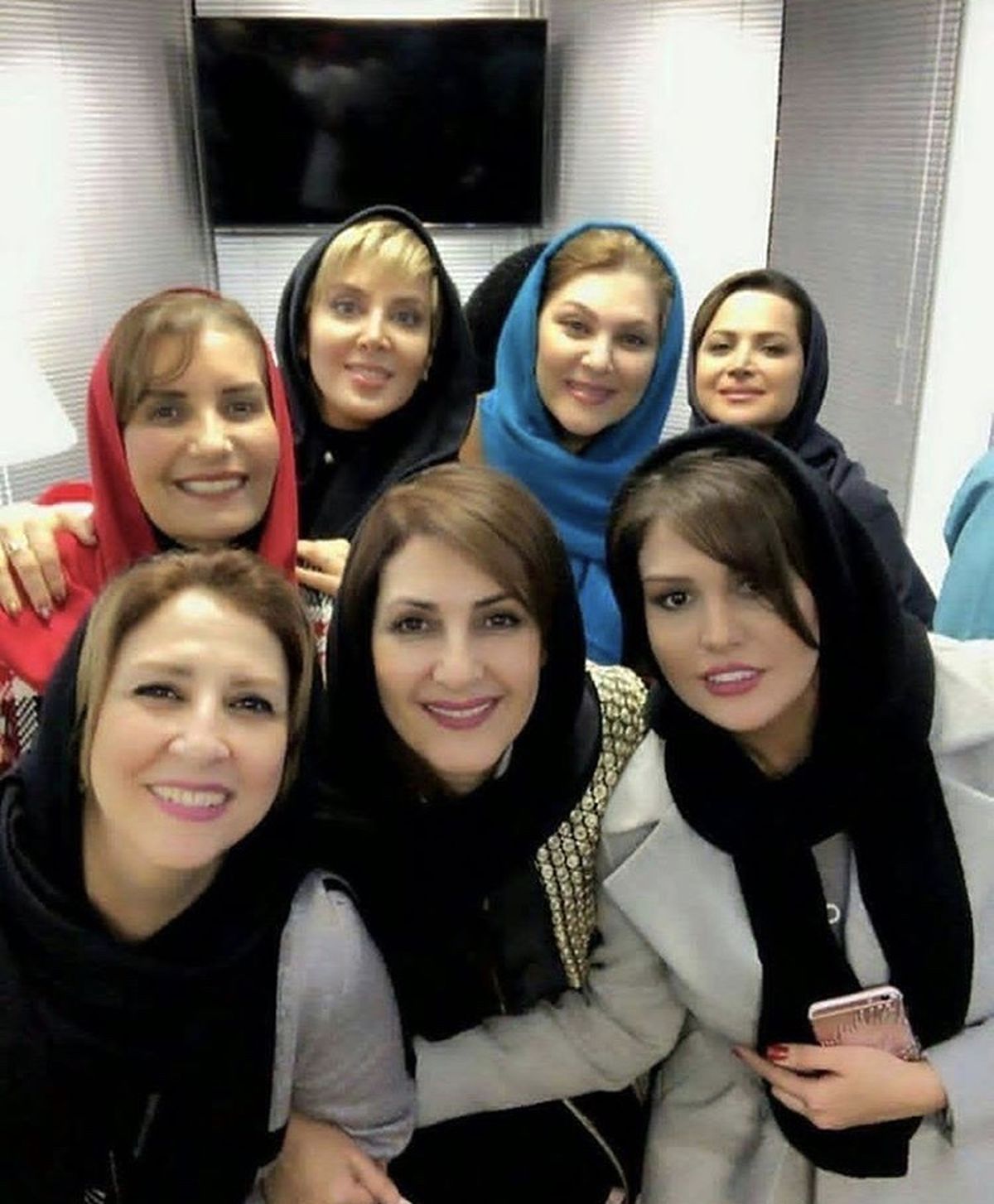 فاطمه گودرزی در جمع دوستانش + عکس