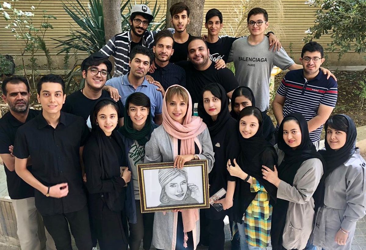 شبنم قلی خانی و همه شاگردانش+عکس