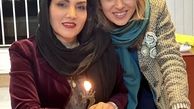 مرجان شیرمحمدی و دوستش در تولد + عکس