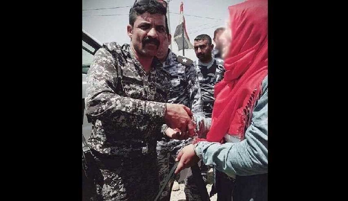 بازداشت خانم وزیر داعشی در کرکوک