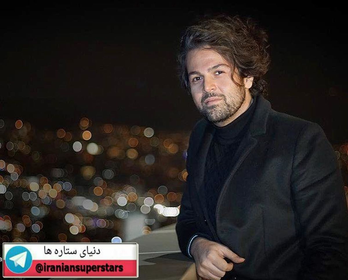 تیپ مشکی عماد طالب زاده+عکس